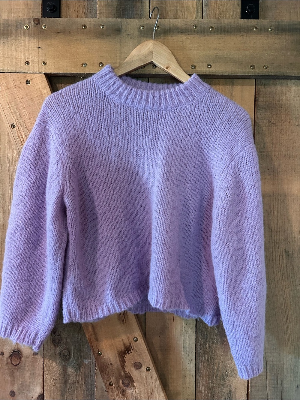 TiBi Cashmere Lilac Sweater